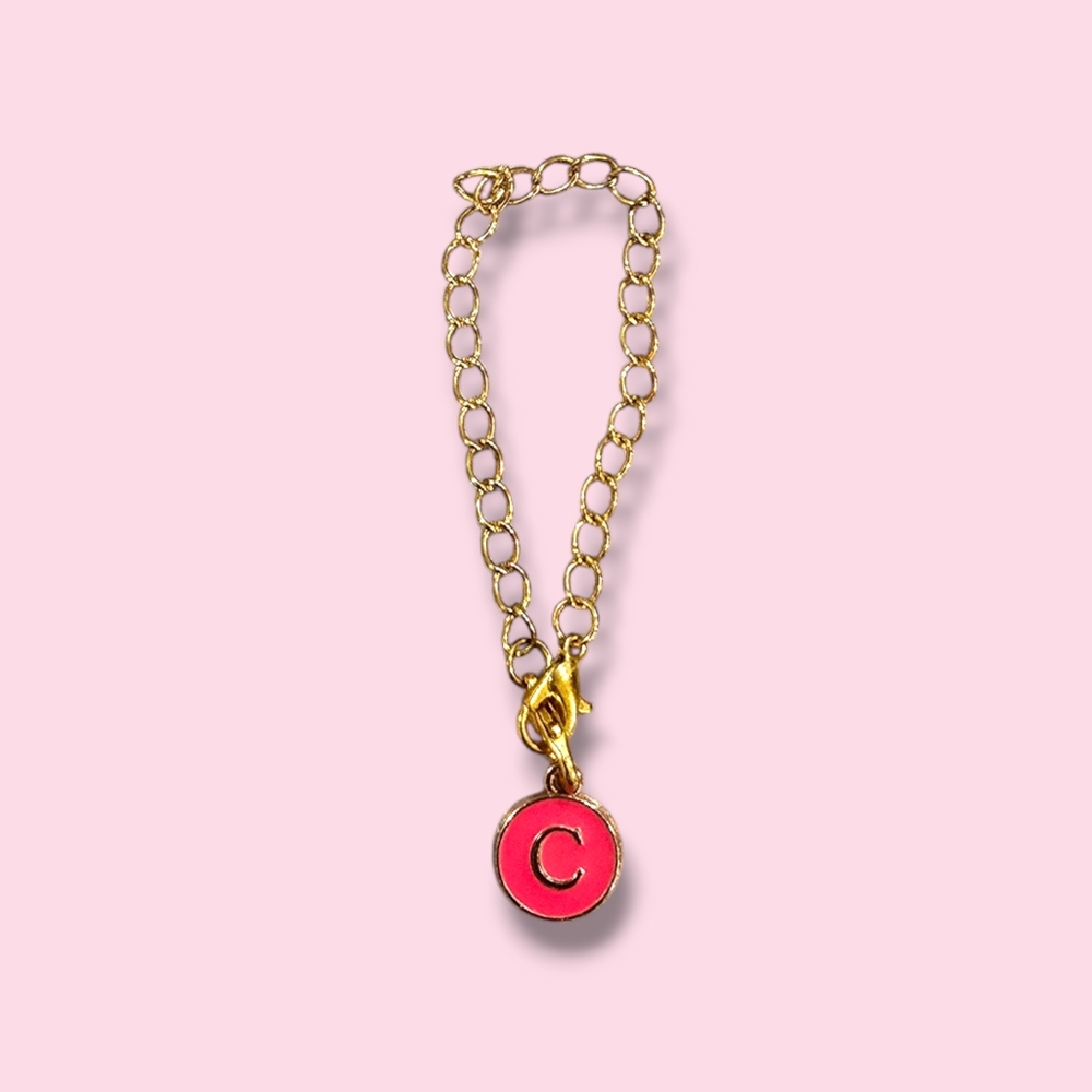 Stanley cup/mug letter "C" handle charm accessory